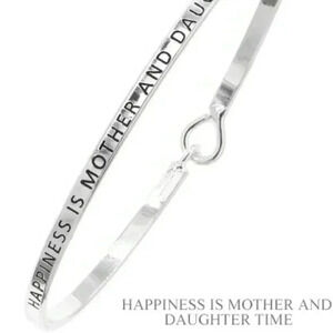 Happiness Is Mother And Daughter Time Bracelet